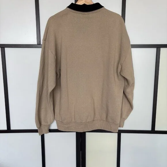 Vintage Halloween Sweatshirt Women’s Large Black Cat Pumpkin Scarecrow 80/90s - Picture 16 of 16